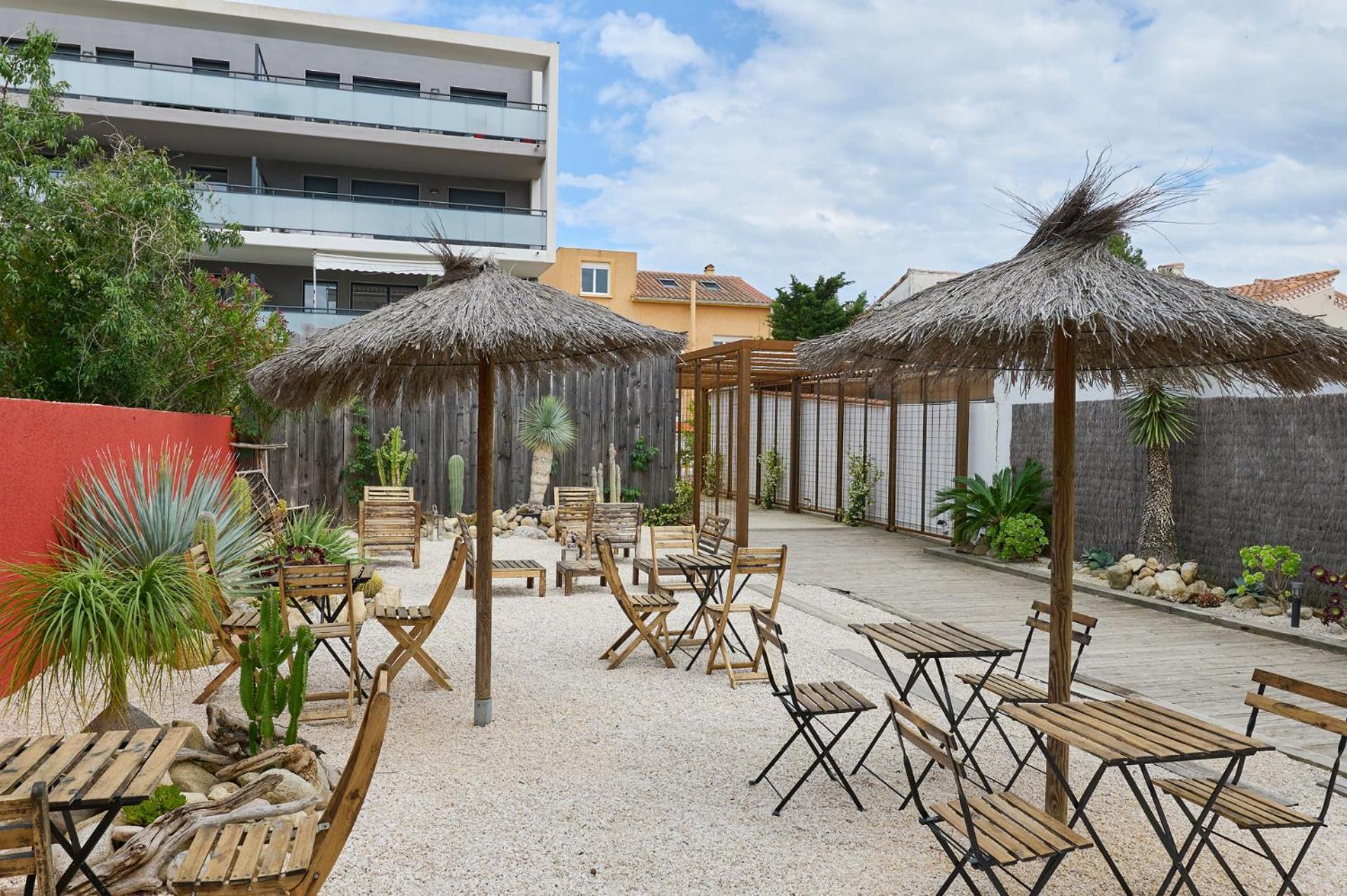 Hotel Les Mimosas Argelès-sur-Mer Eksteriør bilde