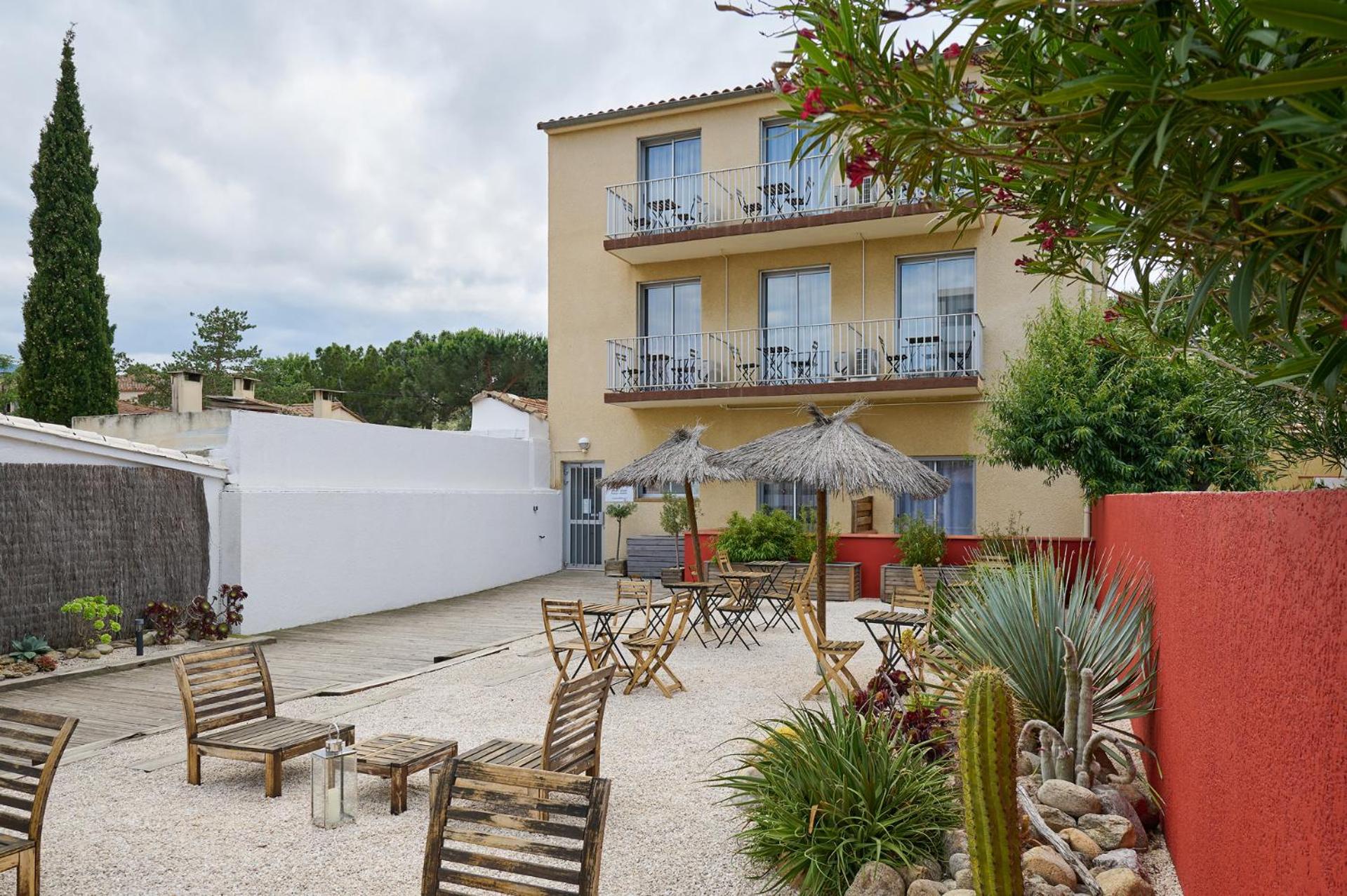 Hotel Les Mimosas Argelès-sur-Mer Eksteriør bilde