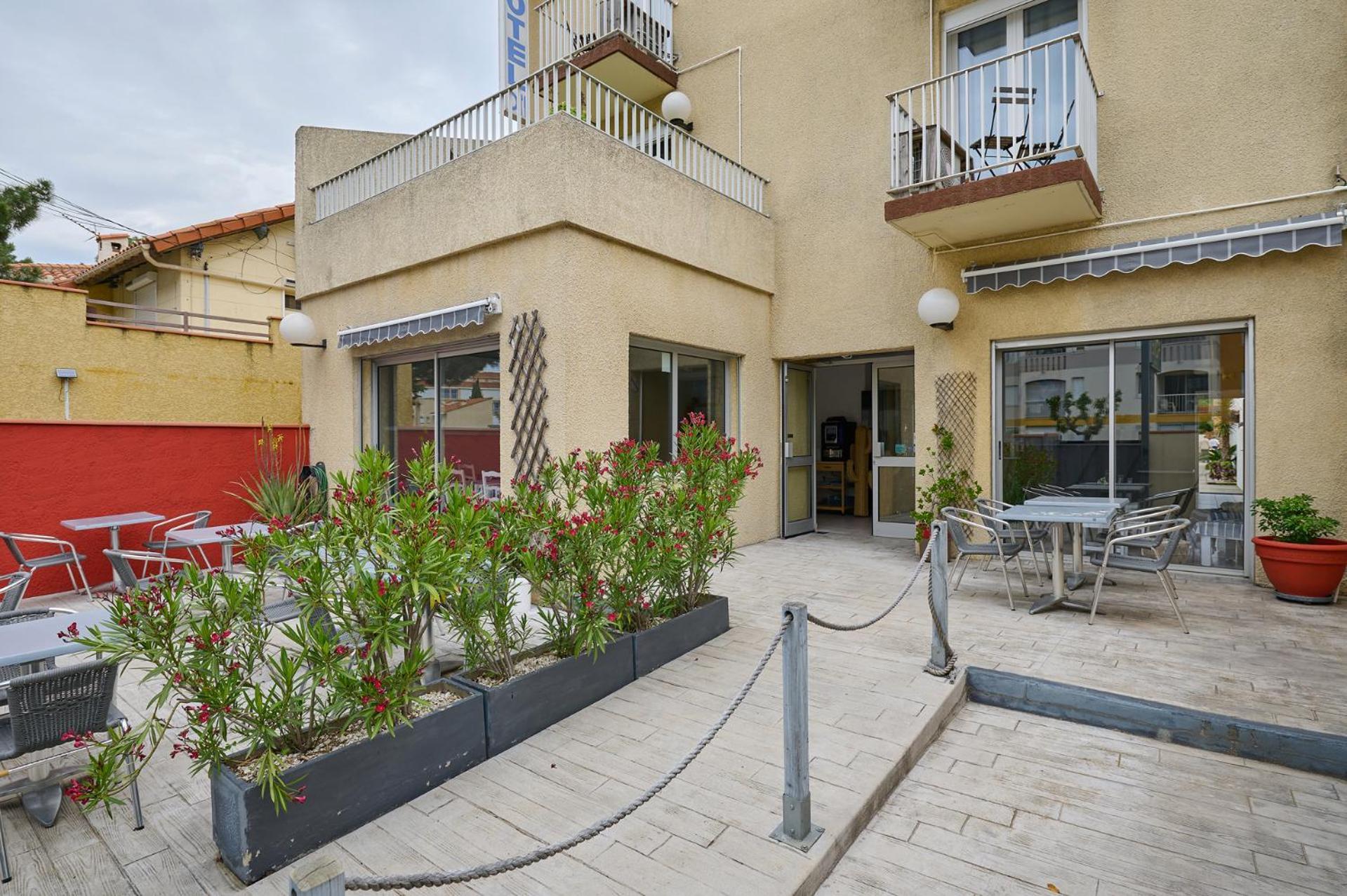 Hotel Les Mimosas Argelès-sur-Mer Eksteriør bilde